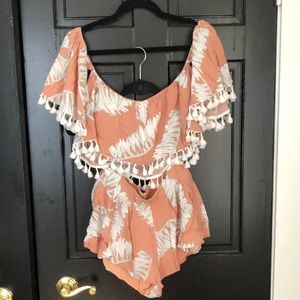 Shorts and matching top set